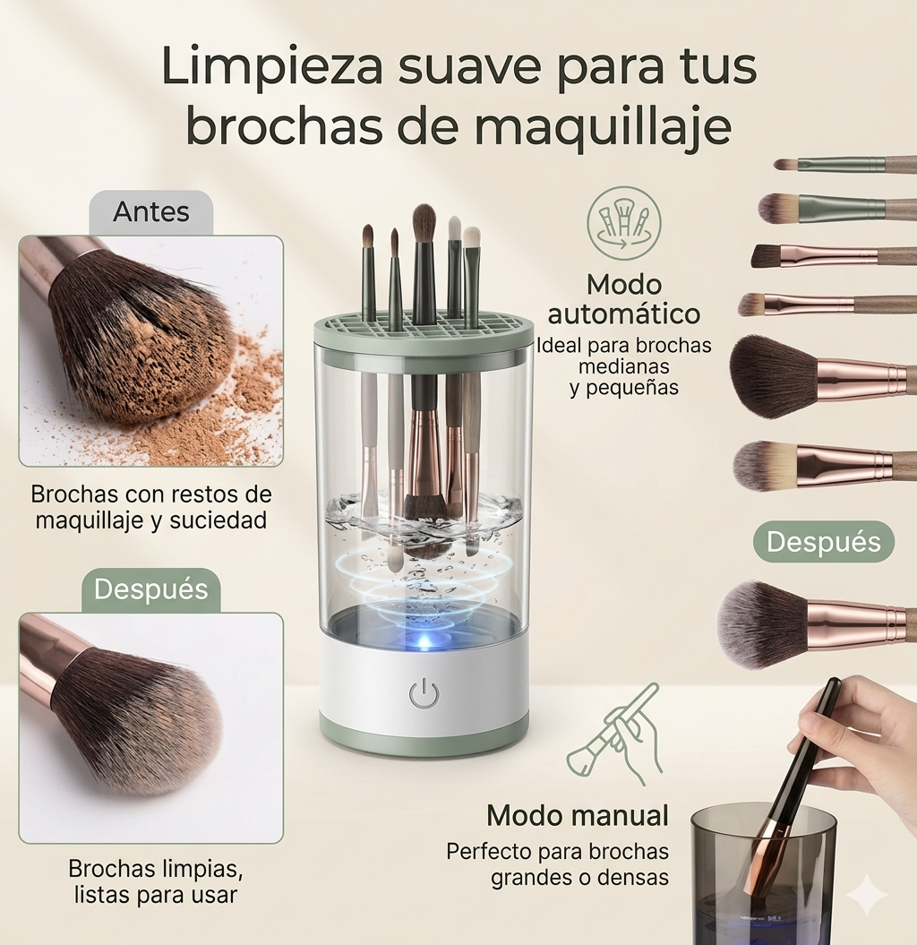 Limpiador De Brocha 3 en 1